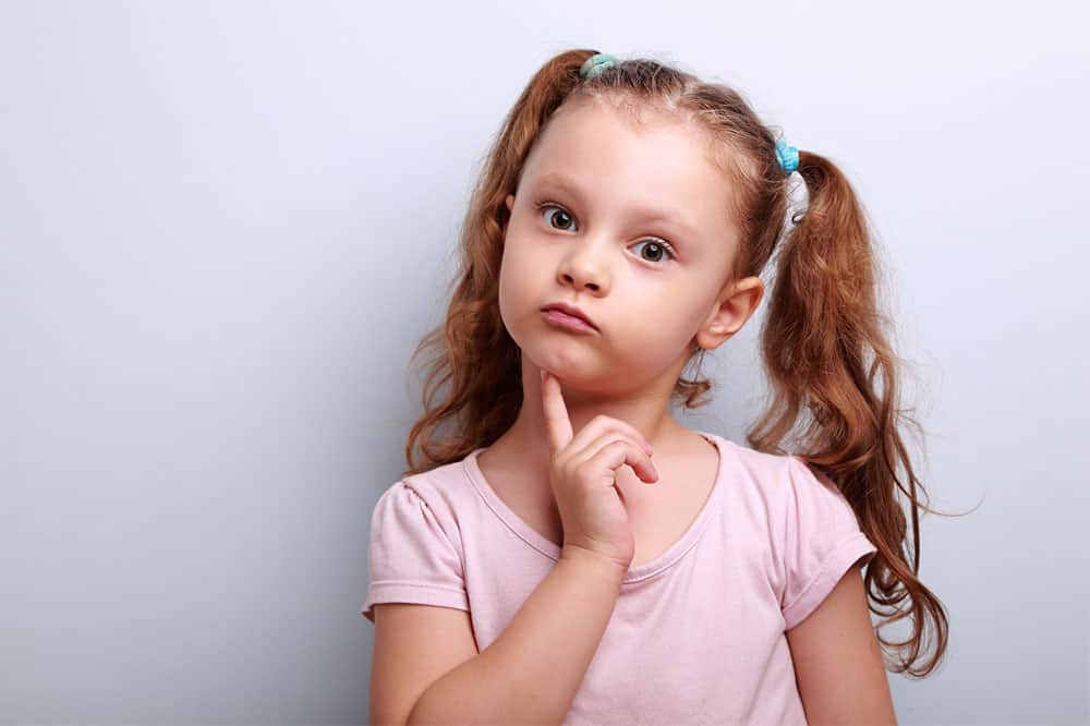 Confused young girl